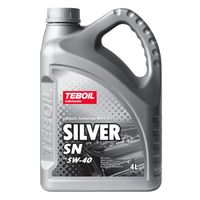 Teboil Silver SN 5W-40, 4л. Моторное масло 3453924 Teboil