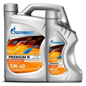 Gazpromneft Premium N 5W-40, 4+1л. АКЦИЯ Моторное